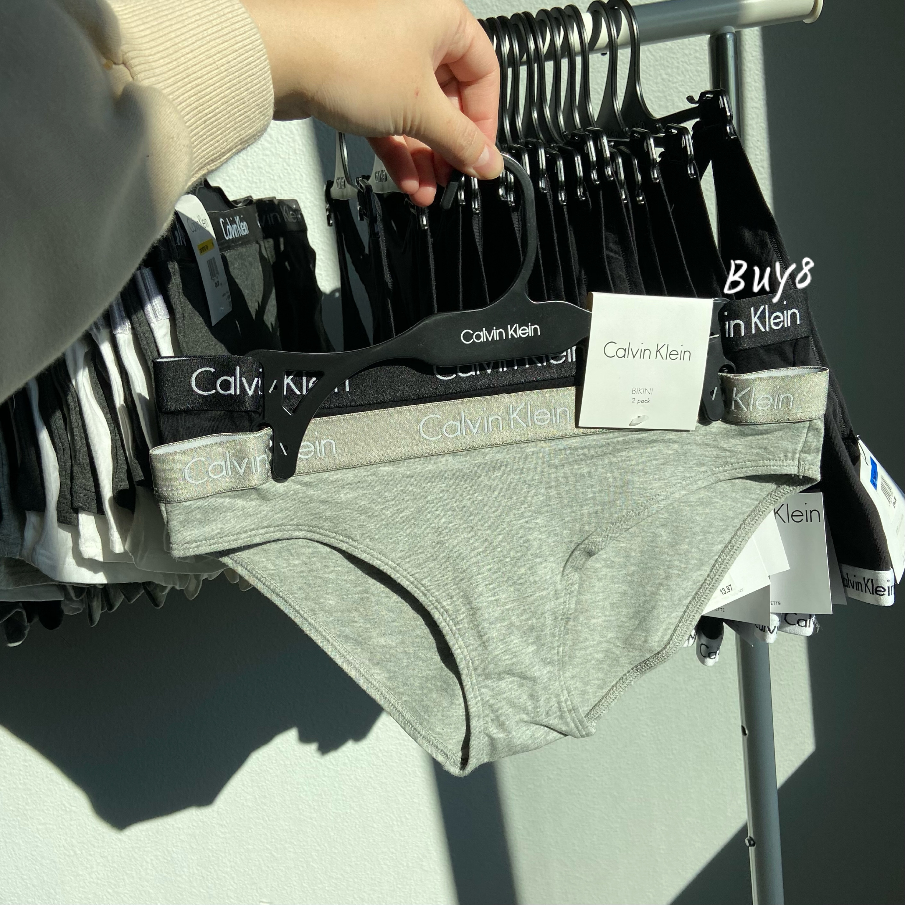 *特價* Calvin Klein - 女裝底底 灰 x 黑