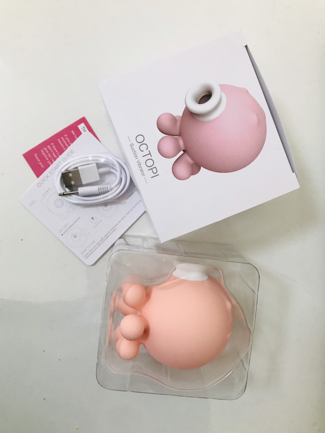 情趣第一購物中心Dr.情趣 小章魚 小章魚吸吮器 潮吹 陰蒂高潮 女生高潮 前戲神器 陰蒂吸吮器 OCTOPI