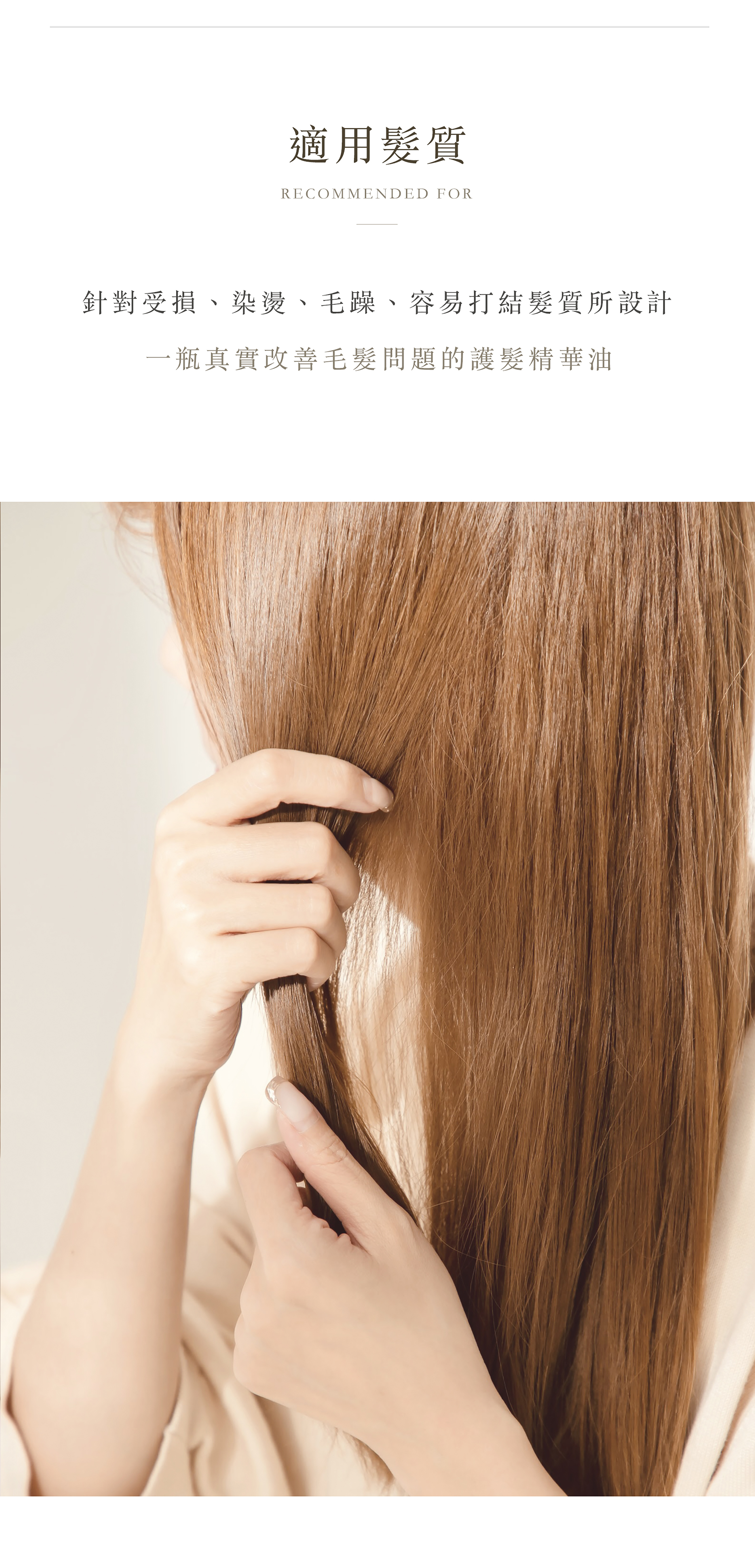 試用髮質 乾燥 染燙 毛躁 容易打結