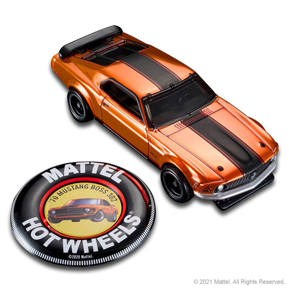 Hot Wheels 70 Ford Mustang Boss 302 2021 Membership Club Exclusive RLC IN HAND