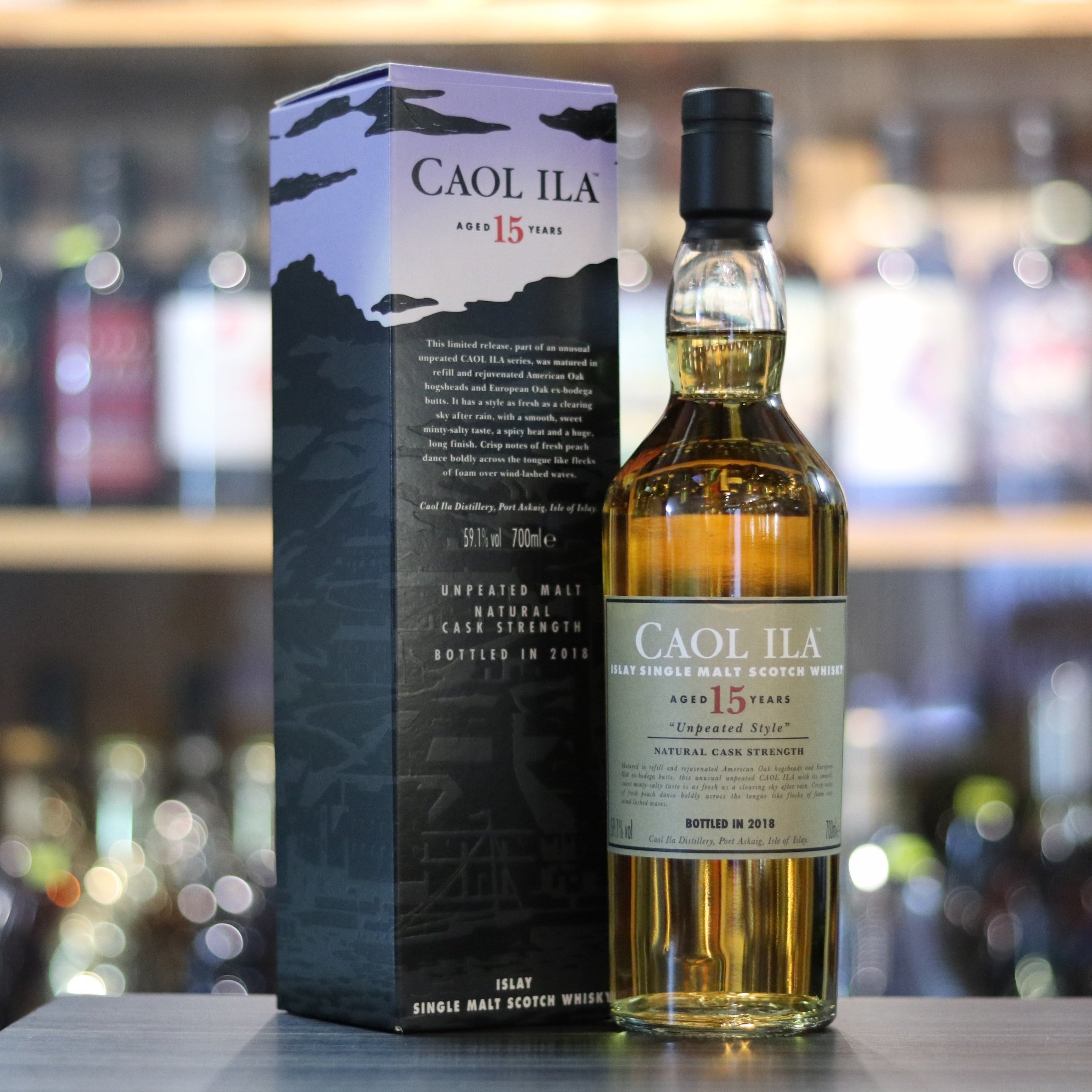Caol Ila 15 Year Old Unpeated Cask Strength 2016 Release - 70cl/61.5%