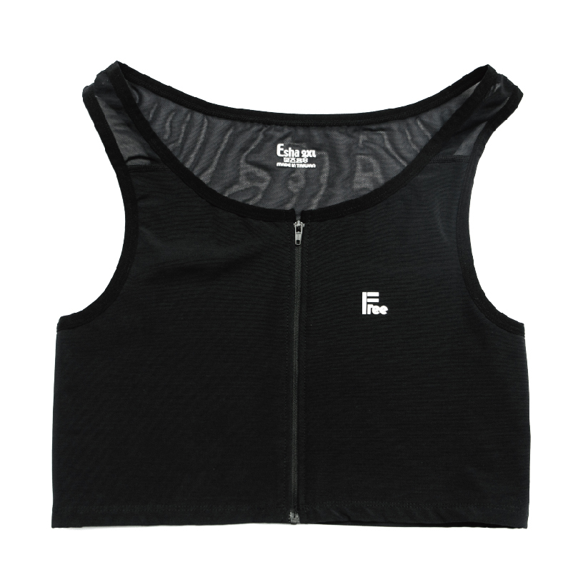 Free+ -  Zipper Short Binder - Plus Size 【E021B】