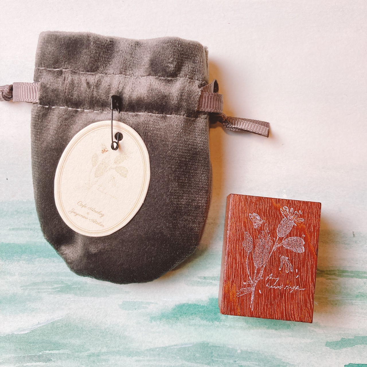 Jieyanow Atelier | 白玉草 Sliene Vulgaris 印章