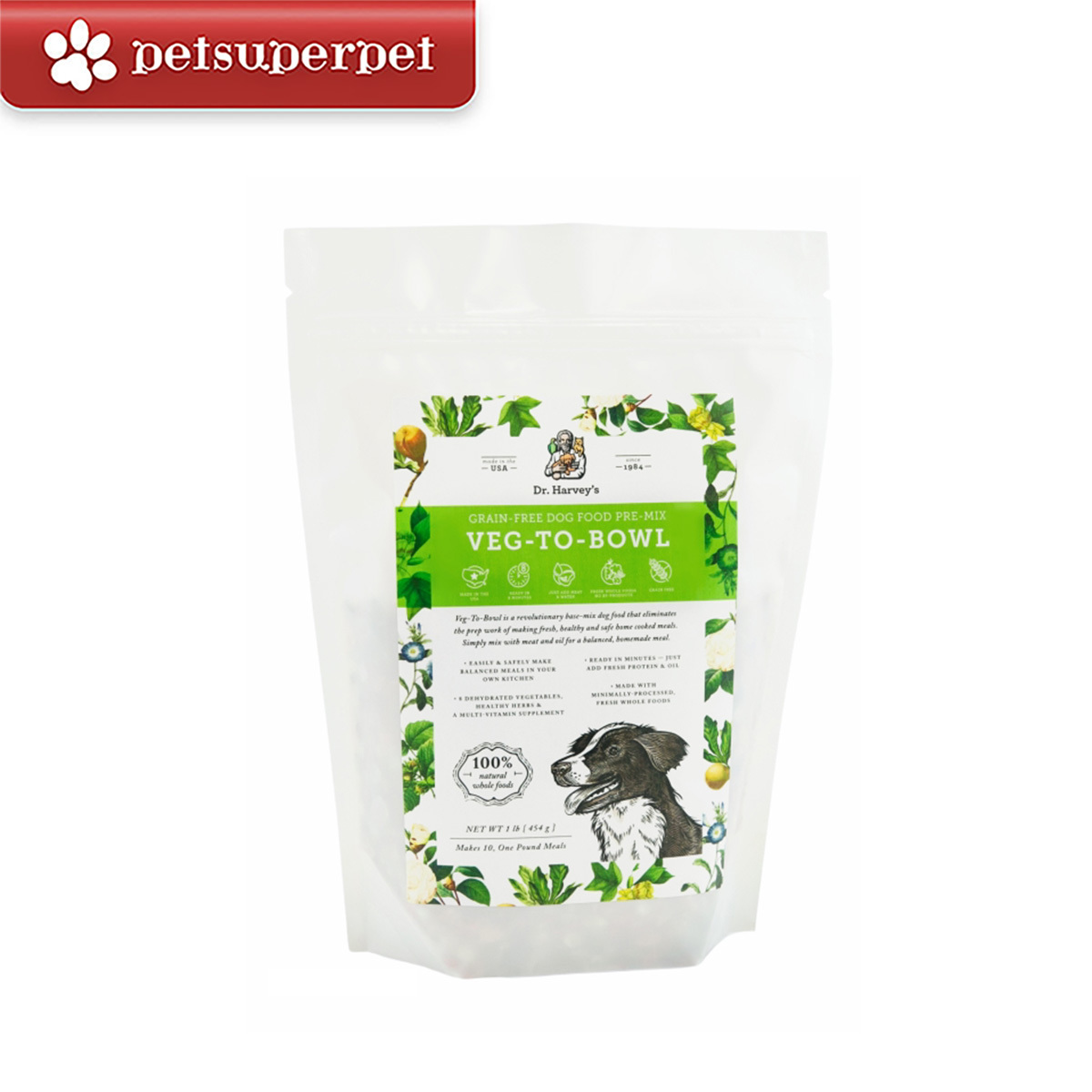 【原裝行貨｜美國進口】Dr. Harvey's Veg-To-Bowl - 脫水蔬菜糧食系列 (無穀物配方) [3lbs / 5lbs]