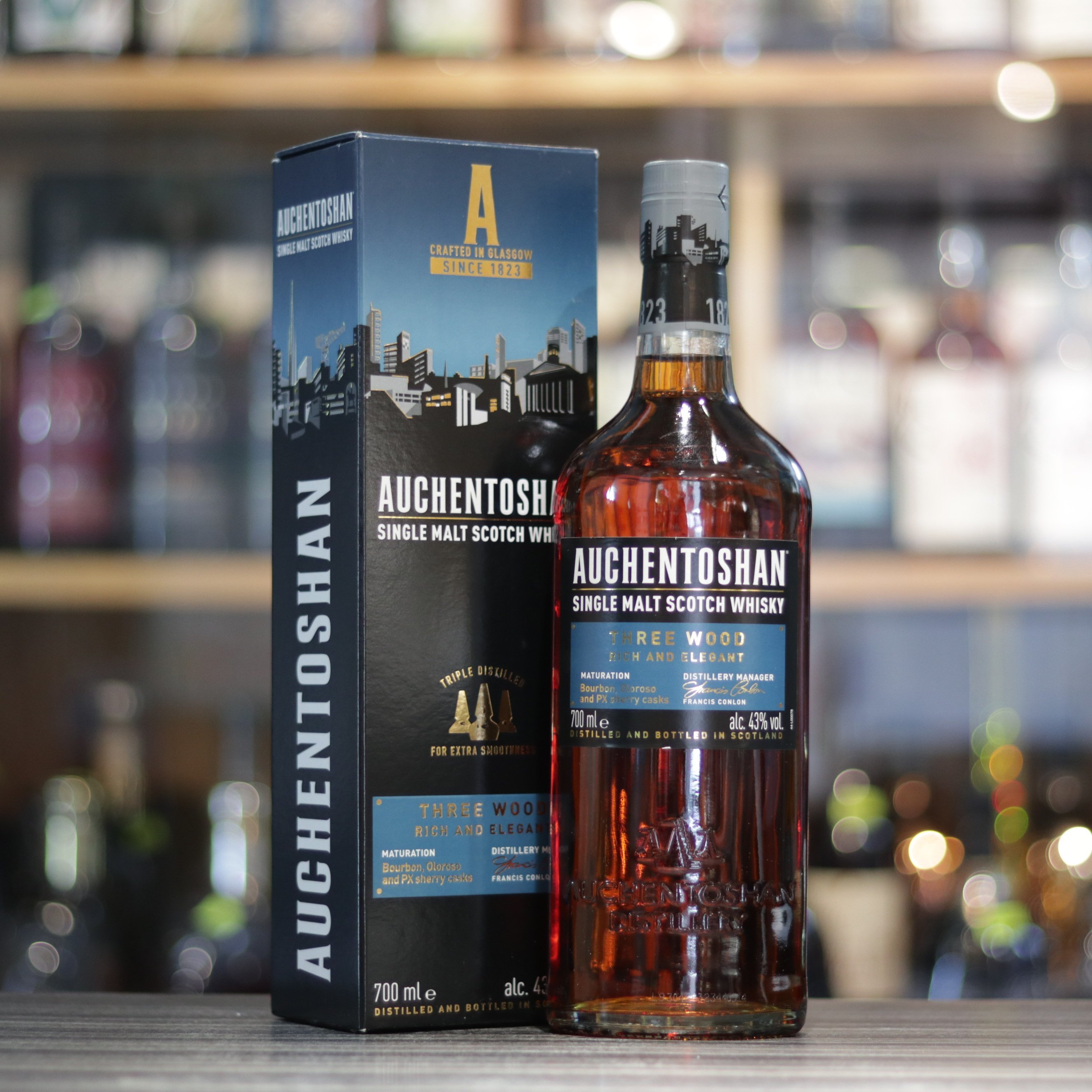 Auchentoshan Three Wood - 70cl/43%