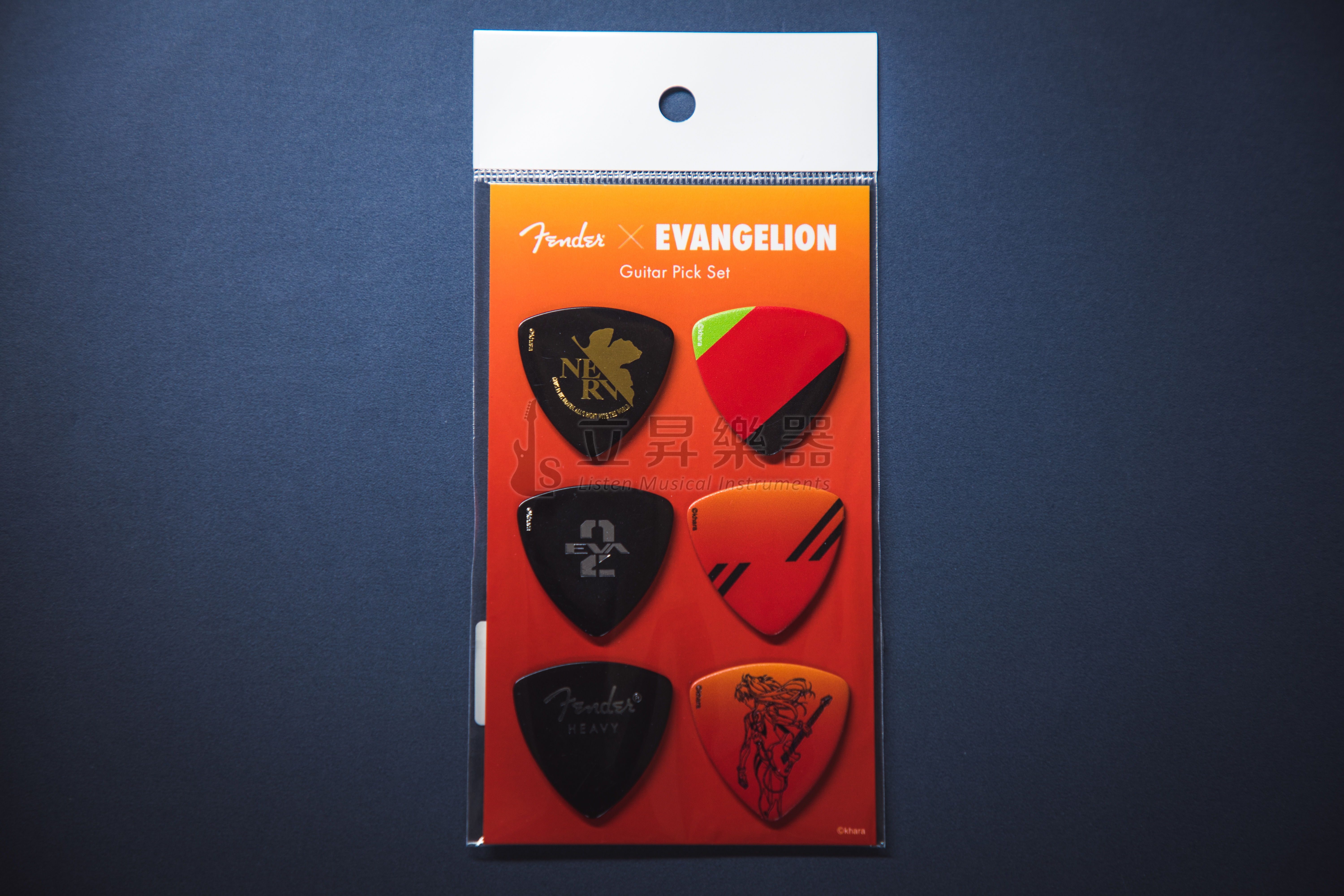 Fender Fender 351 EVANGELION 新世紀福音戰士 明日香限量聯名 Pick組 第 3 張圖片｜三峽吉他 / Bass