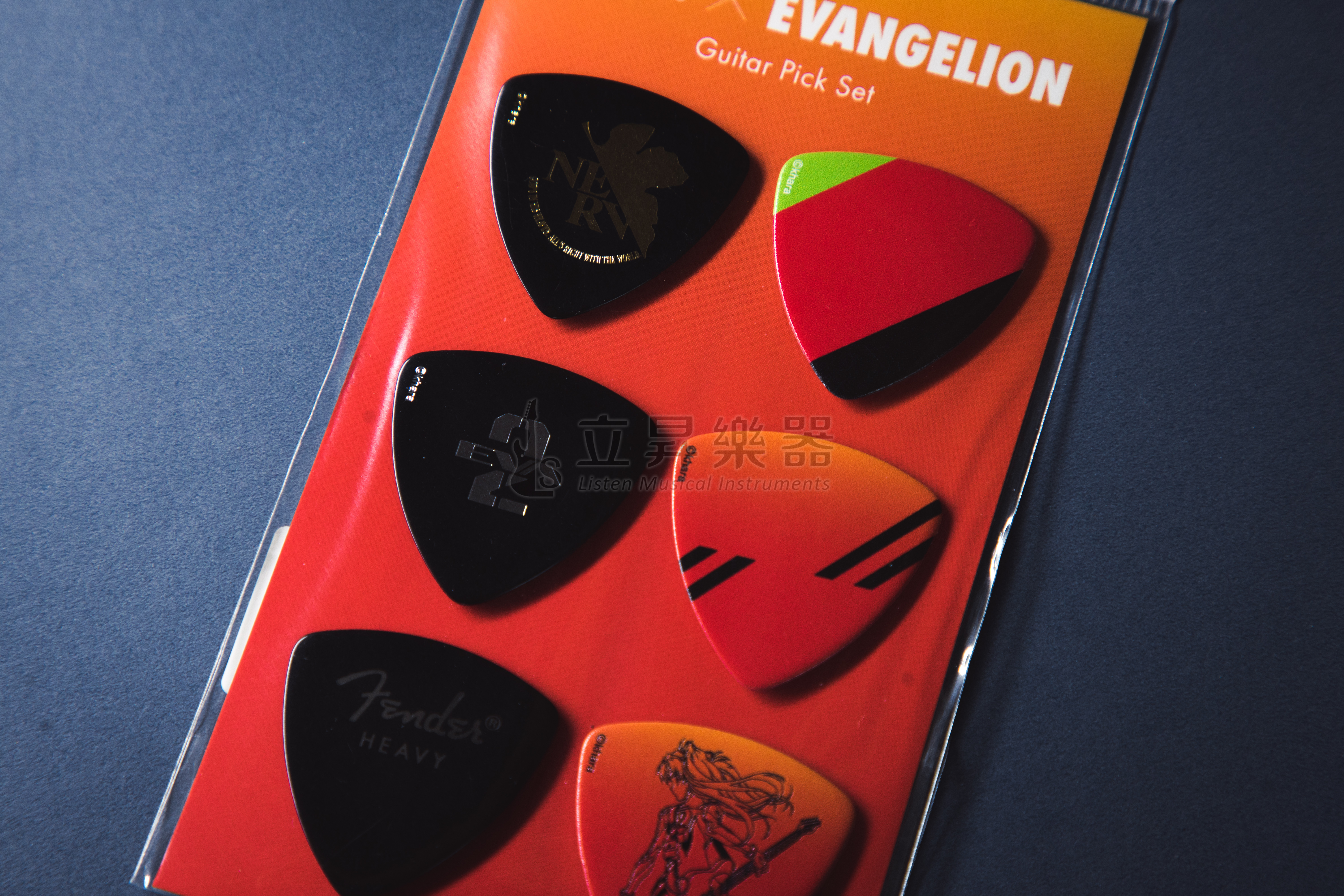 Fender Fender 351 EVANGELION 新世紀福音戰士 明日香限量聯名 Pick組 第 4 張圖片｜三峽吉他 / Bass
