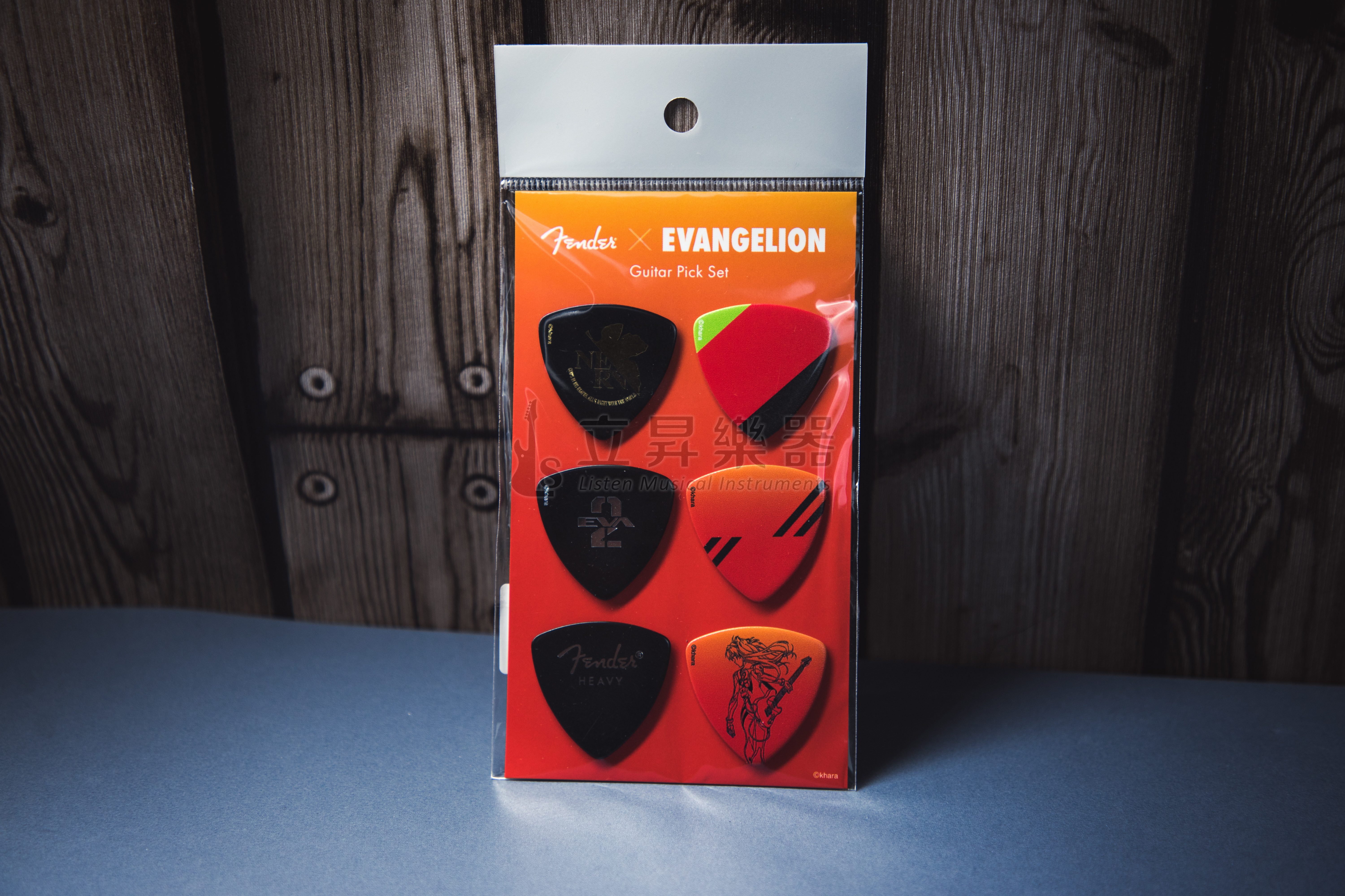 Fender 351 EVANGELION 新世紀福音戰士 明日香限量聯名 Pick組