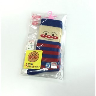 日本Anpanm麵包超人-麵包超人 紅精靈 小病毒 長筒止滑童襪 福助正貨