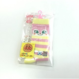 日本Anpanm麵包超人-麵包超人 紅精靈 小病毒 長筒止滑童襪 福助正貨