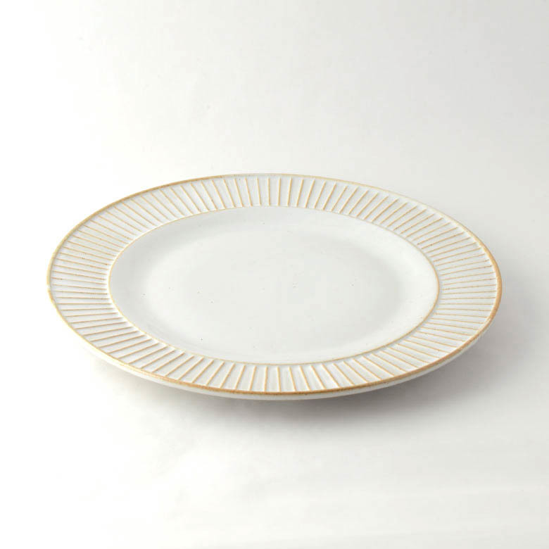 STUDIO M'-grise刻紋盤27cm