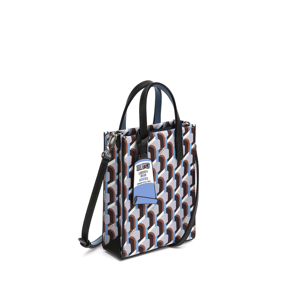 ROSA.K Cabas Monogram Tote XS Blue Mountain (RTUSBV795BM) Shoulder Cro –  BODASADA