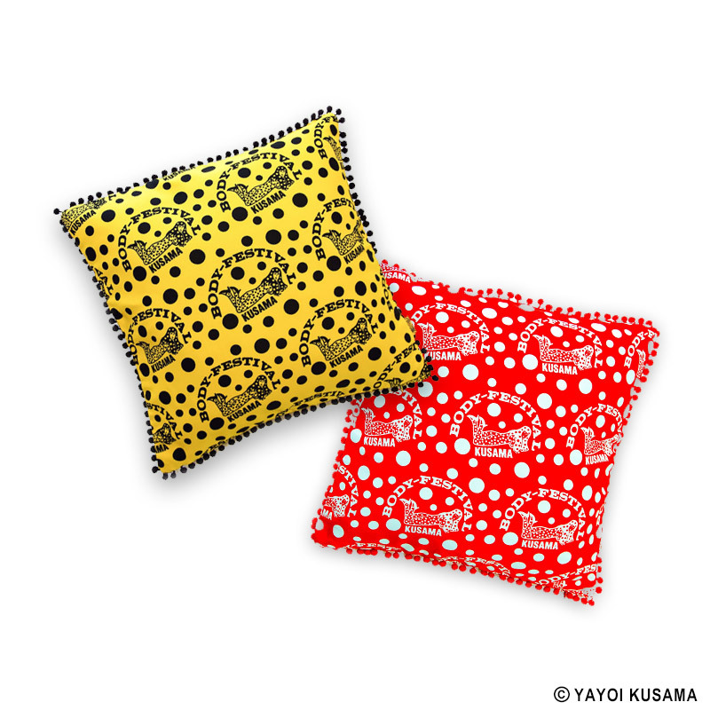 Yayoi Kusama Cushion Cover (Yellow & Black/ Red & White)