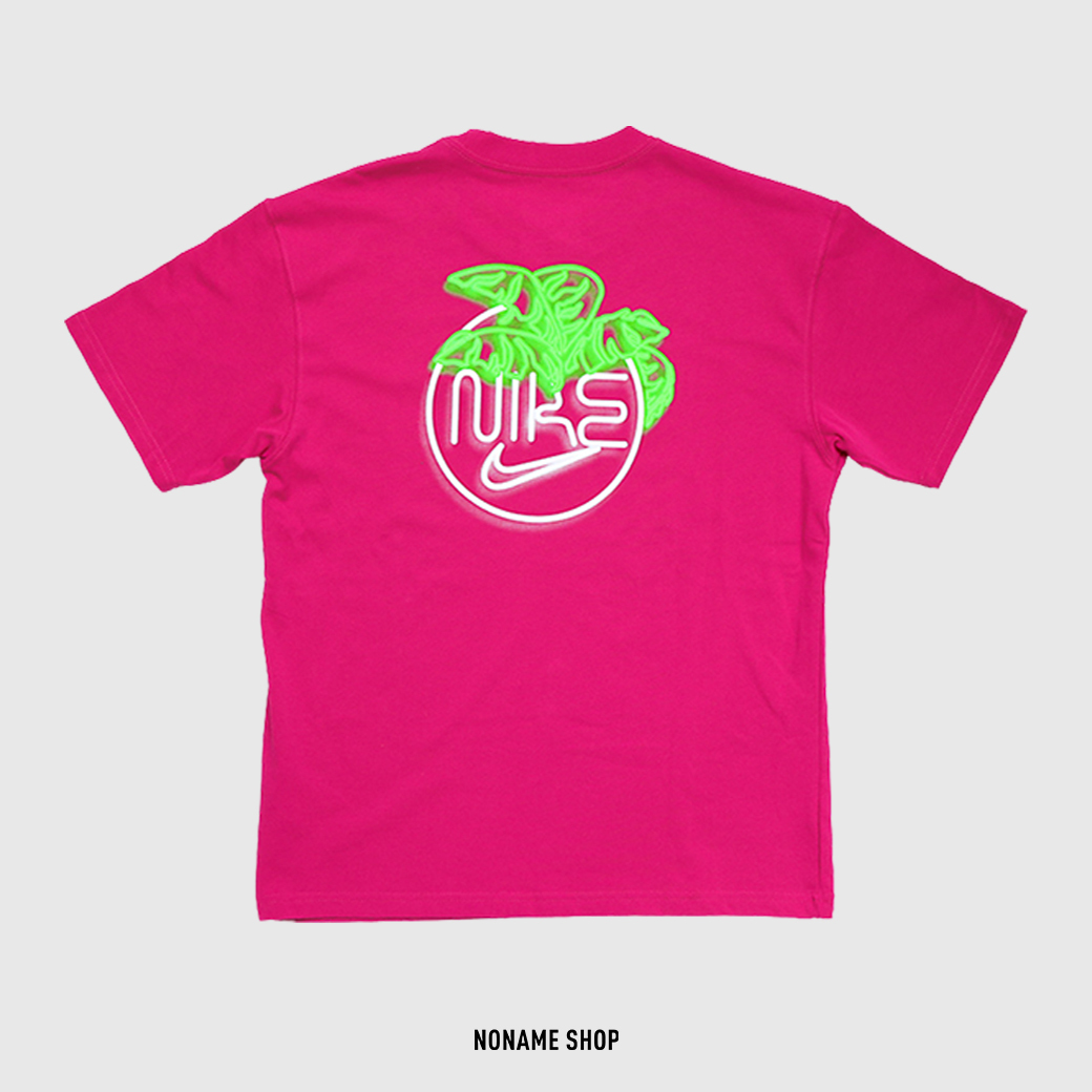 NIKE Miami 霓虹燈 棕梠樹 邁阿密 運動 休閒 短袖 短TEE 桃紅