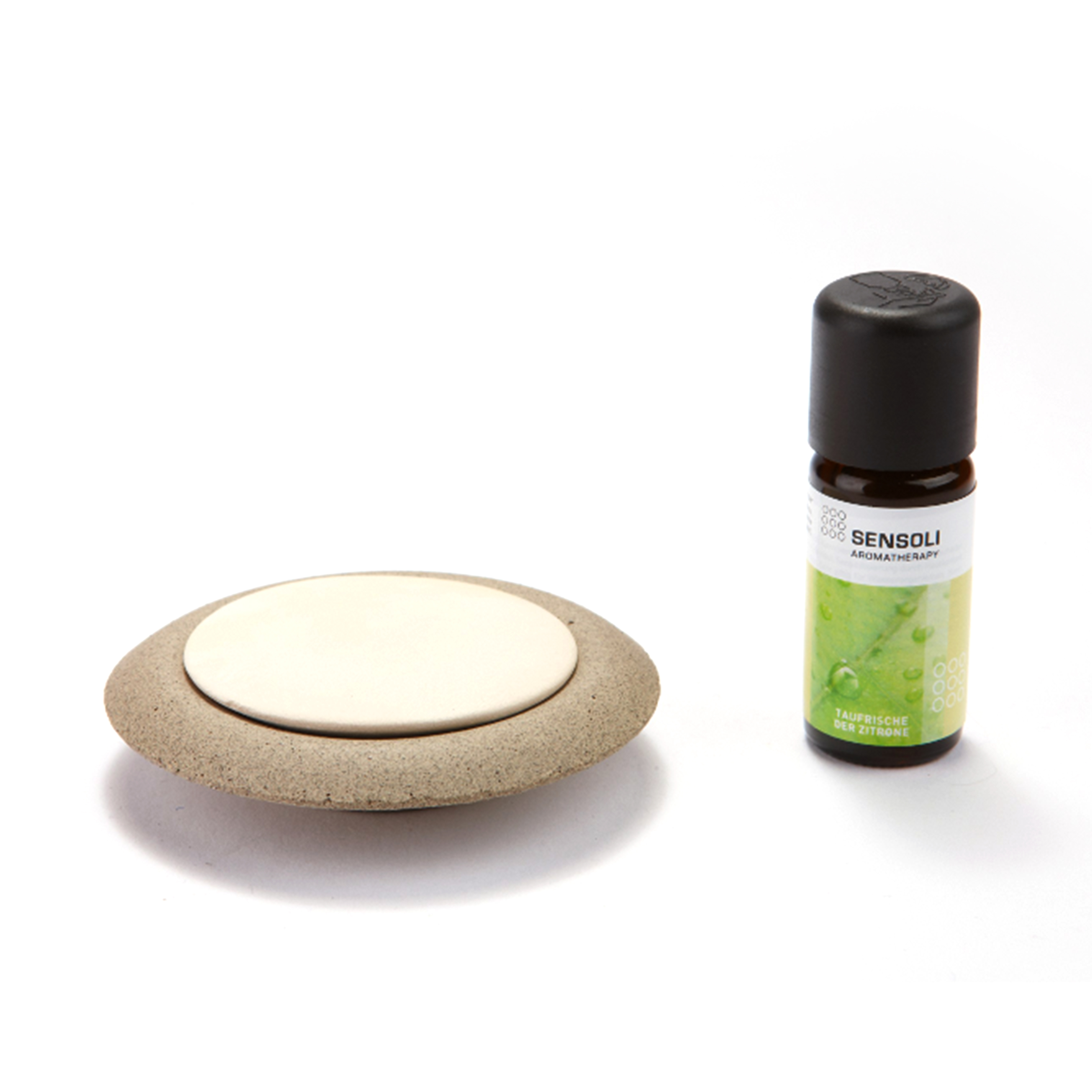 Sensoli 德國手製陶瓷擴香石套裝 + Zest 提震精神 複方香薰油一支(細盒裝)