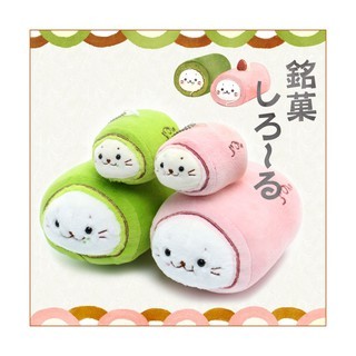 Sirotan 絨毛娃娃-菓子 草莓捲 16cm