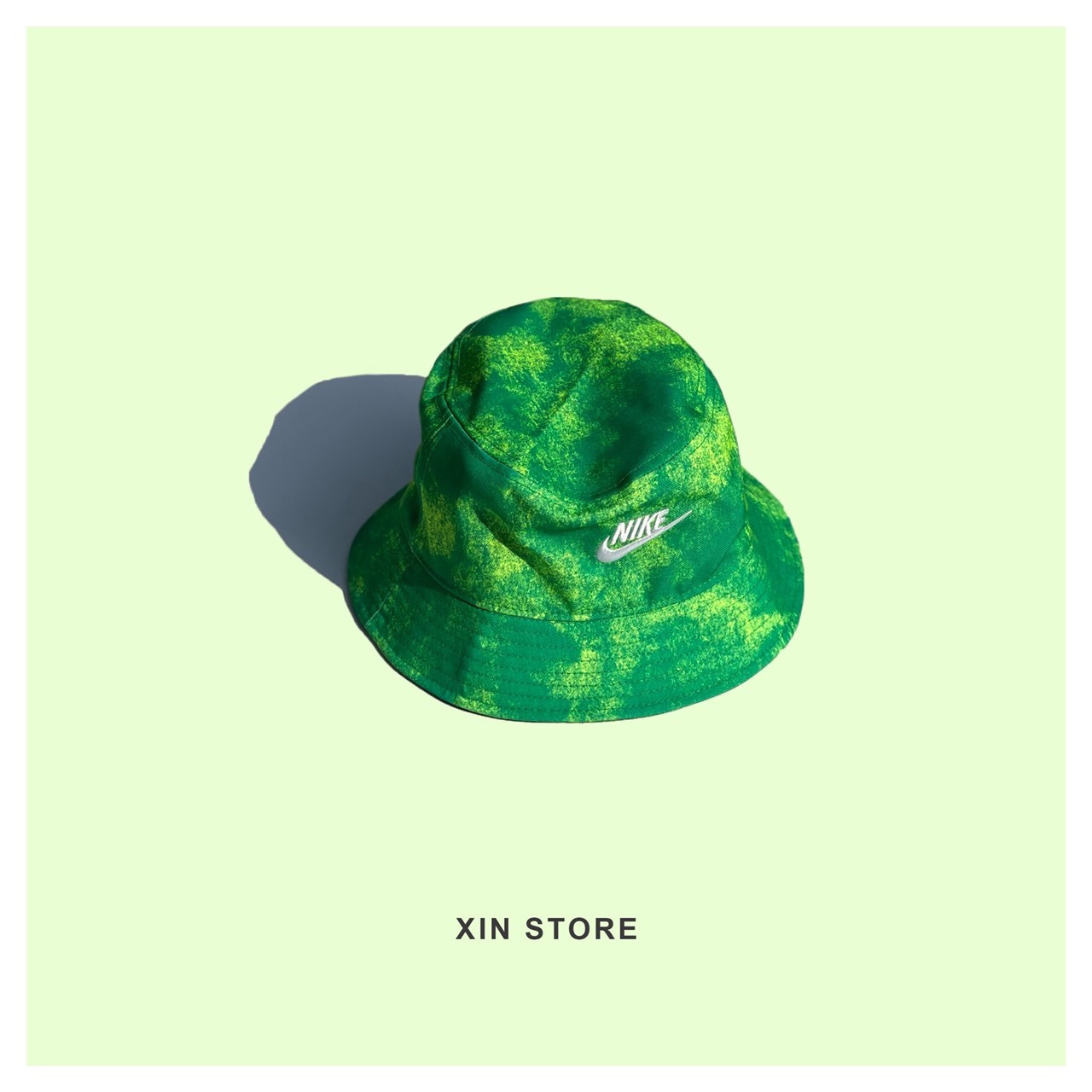 Nike Sportswear Bucket Cap 漁夫帽 粉彩感 水洗綠