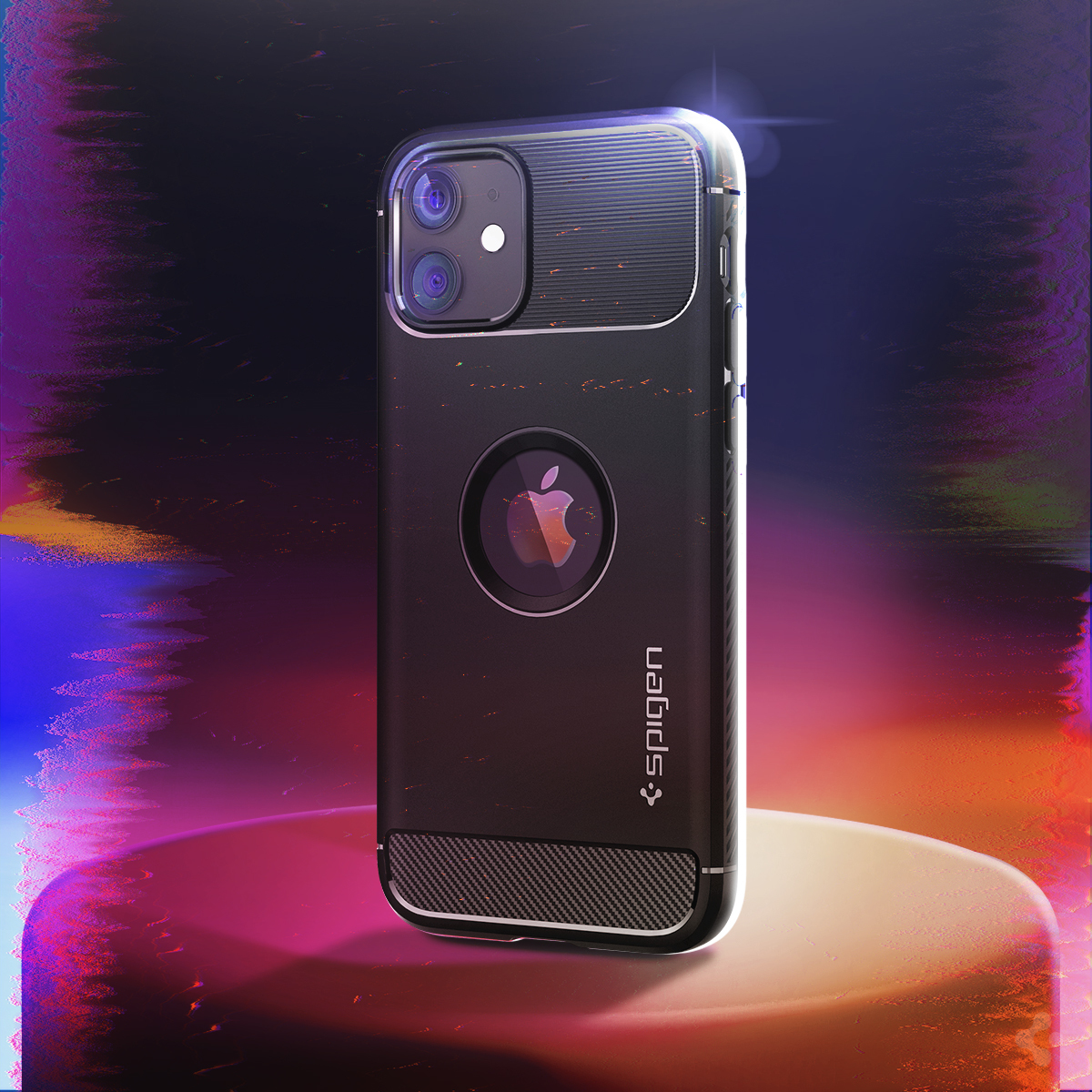 Spigen iPhone 12 mini Rugged Armor-軍規防摔保護殼