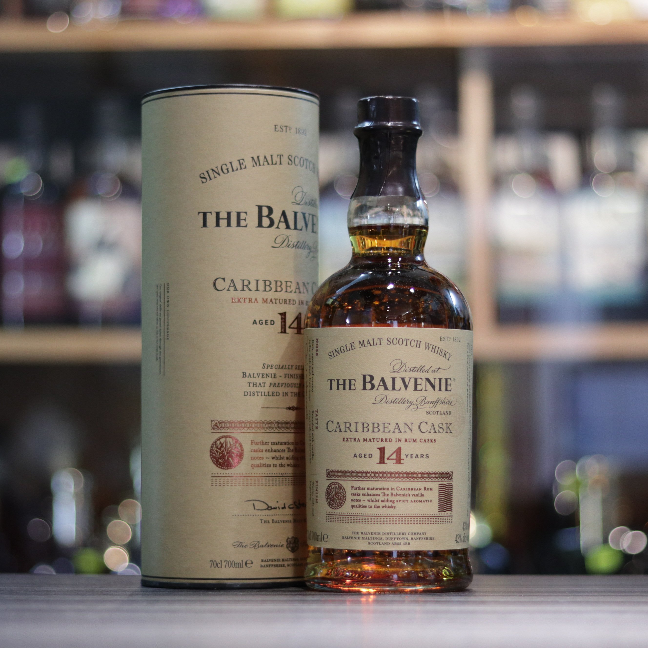 Balvenie 14 Year Old Caribbean Cask - 70cl/43%