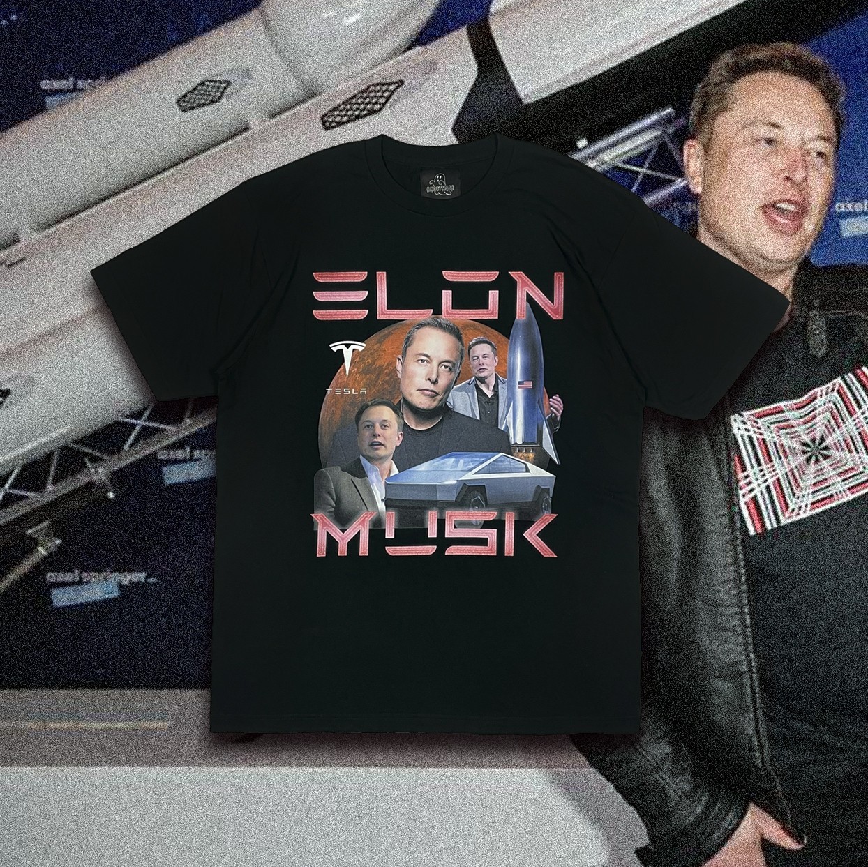 GHOST MADE “ ELON MUSK “ 馬斯克 特斯拉 短袖 T/帽T GhostMade