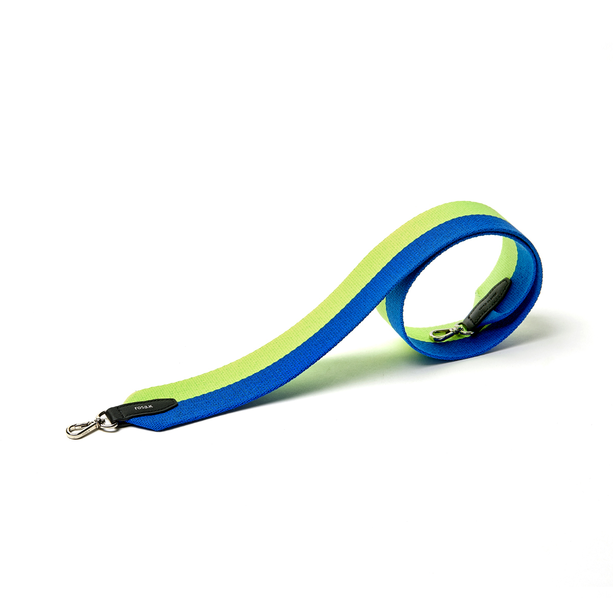 rosa.K WIDE COMBI WEBBING STRAP BLUE+YELLOW