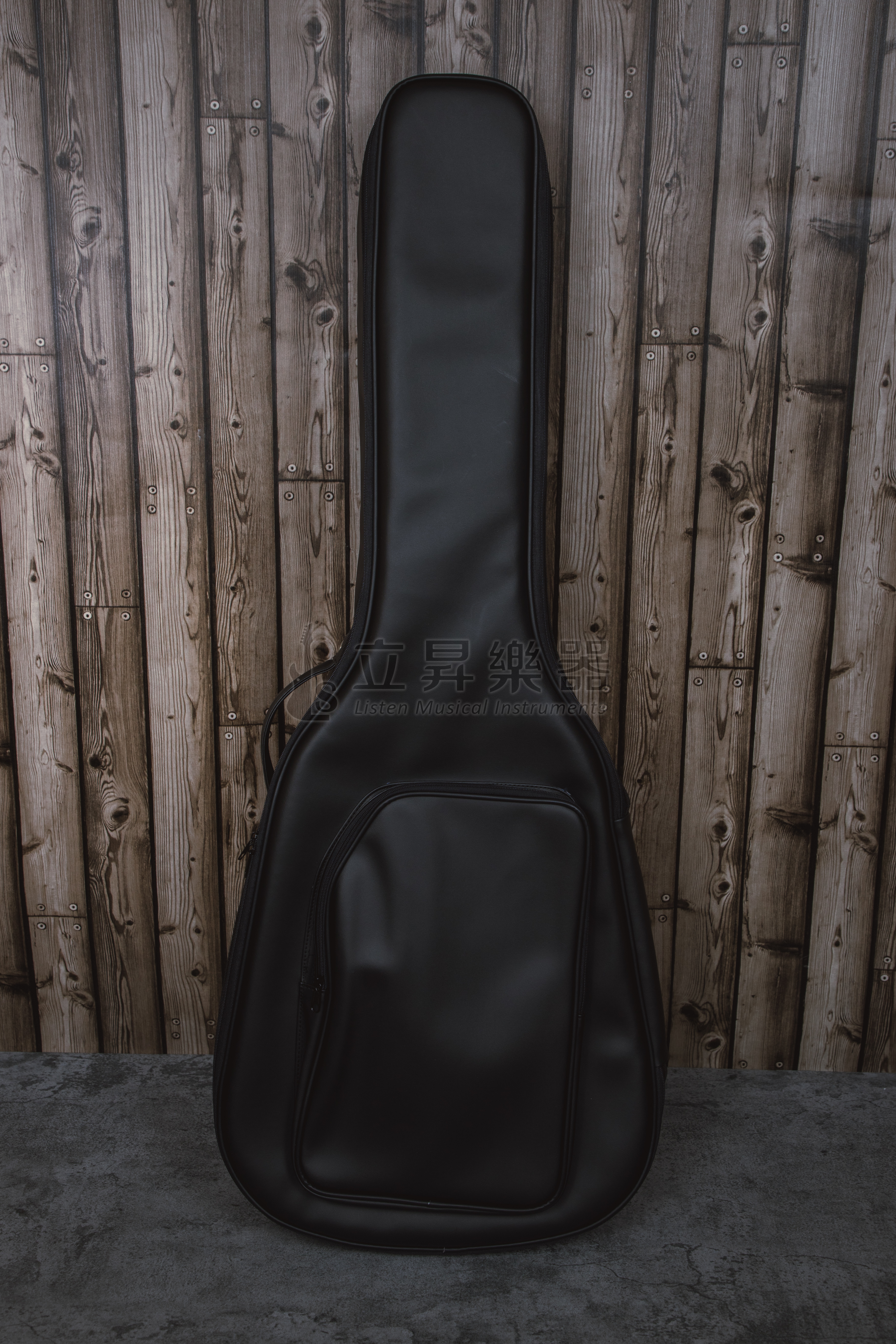 A90 木吉他軟盒 木吉他袋 木吉他軟CASE 黑色 皮革材質【台灣製造】