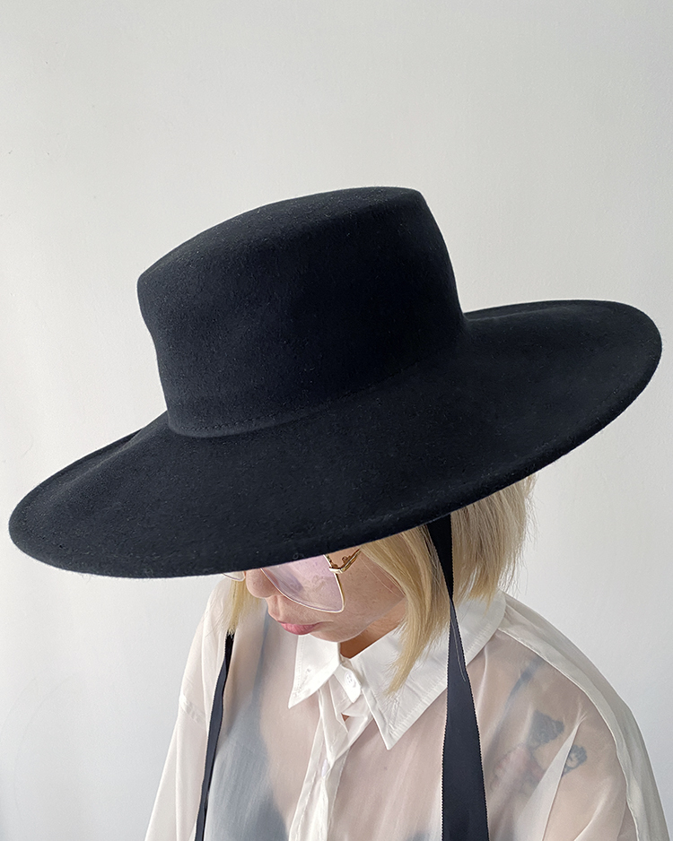 SC-091 羊毛綁帶呢帽