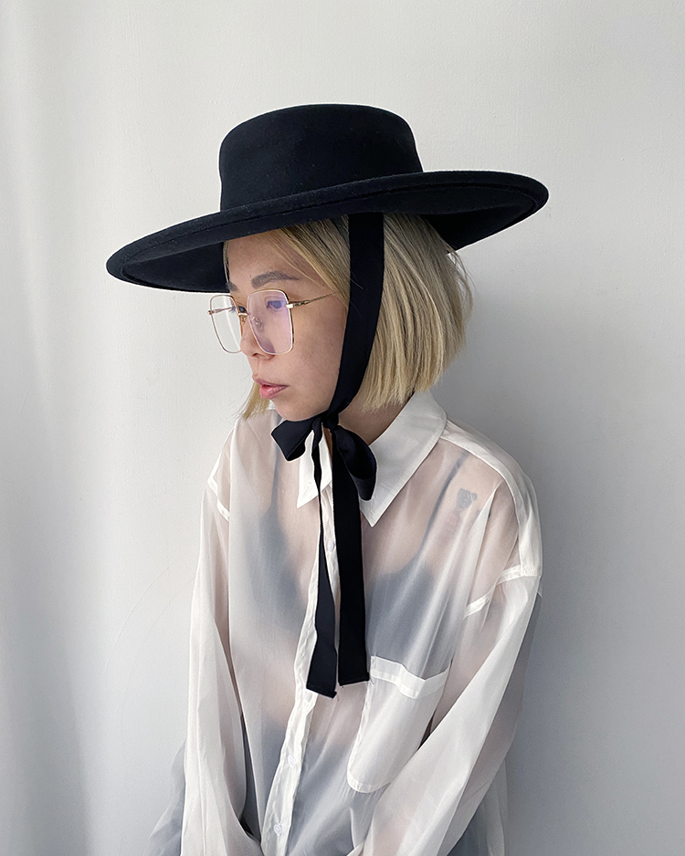 SC-091 羊毛綁帶呢帽