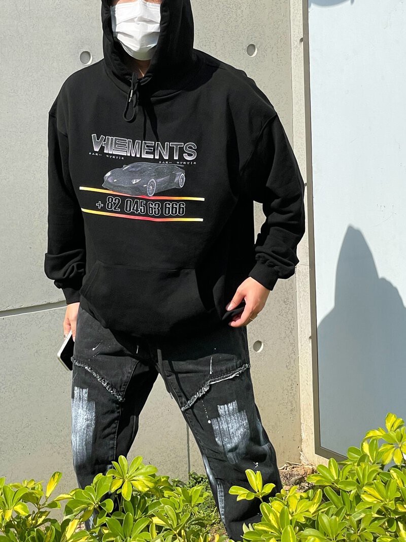 韓國品牌 베트MENTS 藍寶堅尼 跑車 帽T