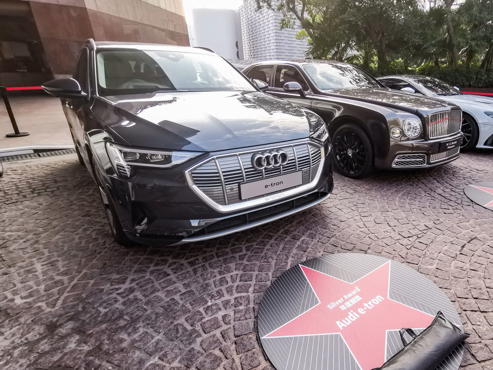 2019 automobile hong kong car of the year awards silver Audi e-tron intercontinental hong kong