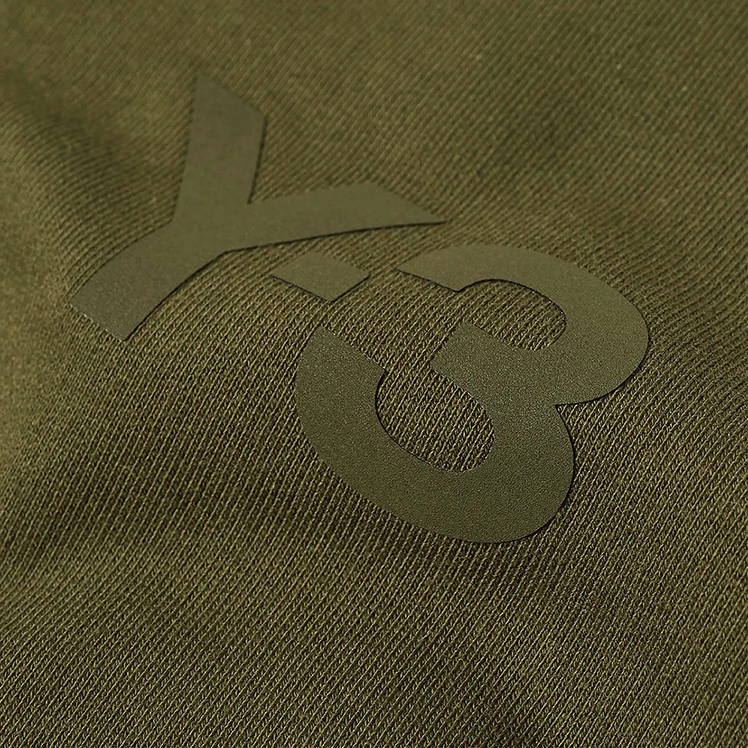 【 Y-3 M CL LC CRW SWT 胸前 LOGO 衛衣 - 軍綠 】
