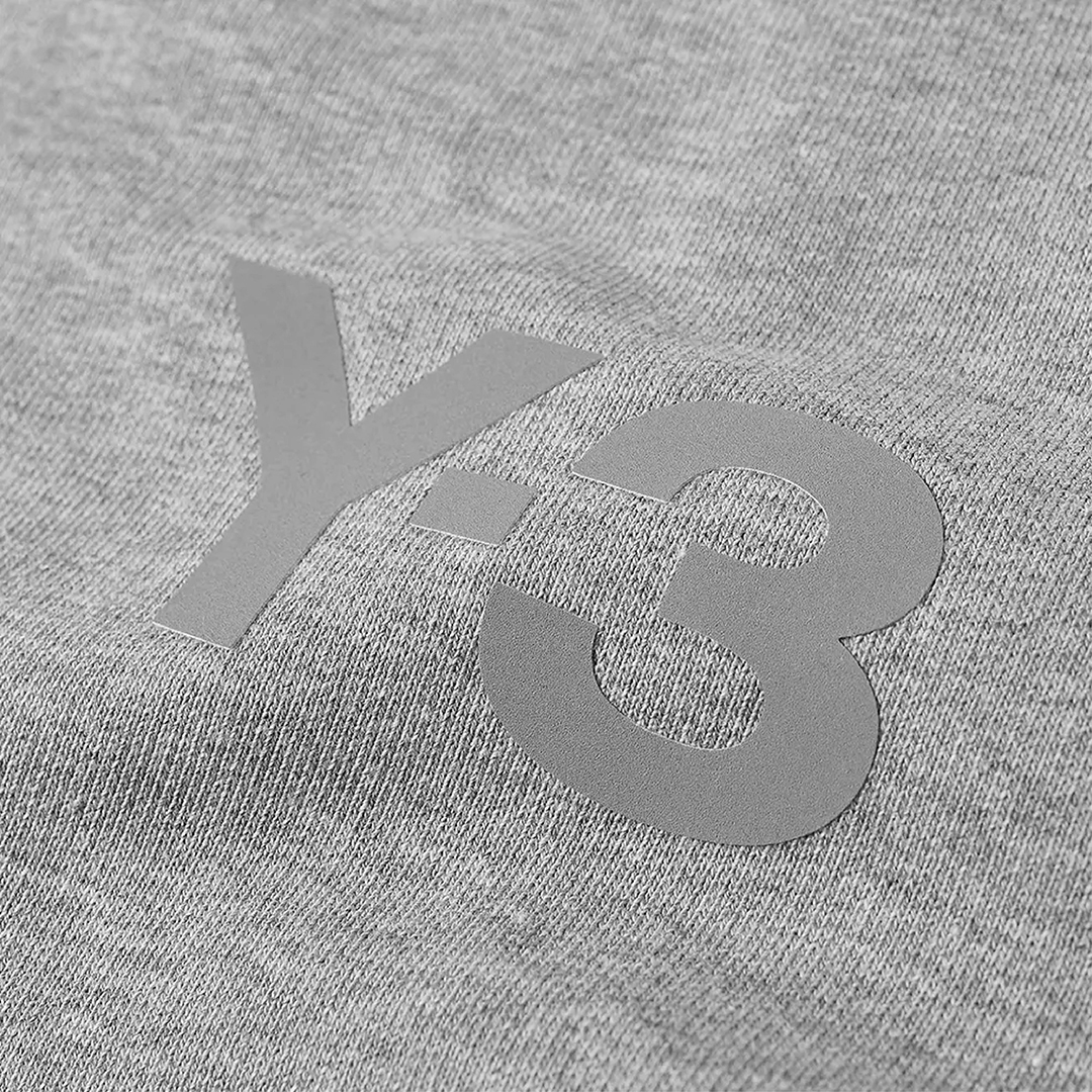 【 Y-3 M CL LC CRW SWT 胸前 LOGO 衛衣 - 灰 】
