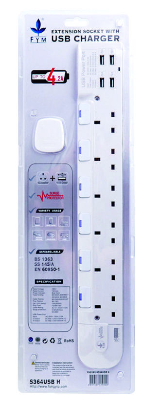 豐葉牌獨立開關拖板