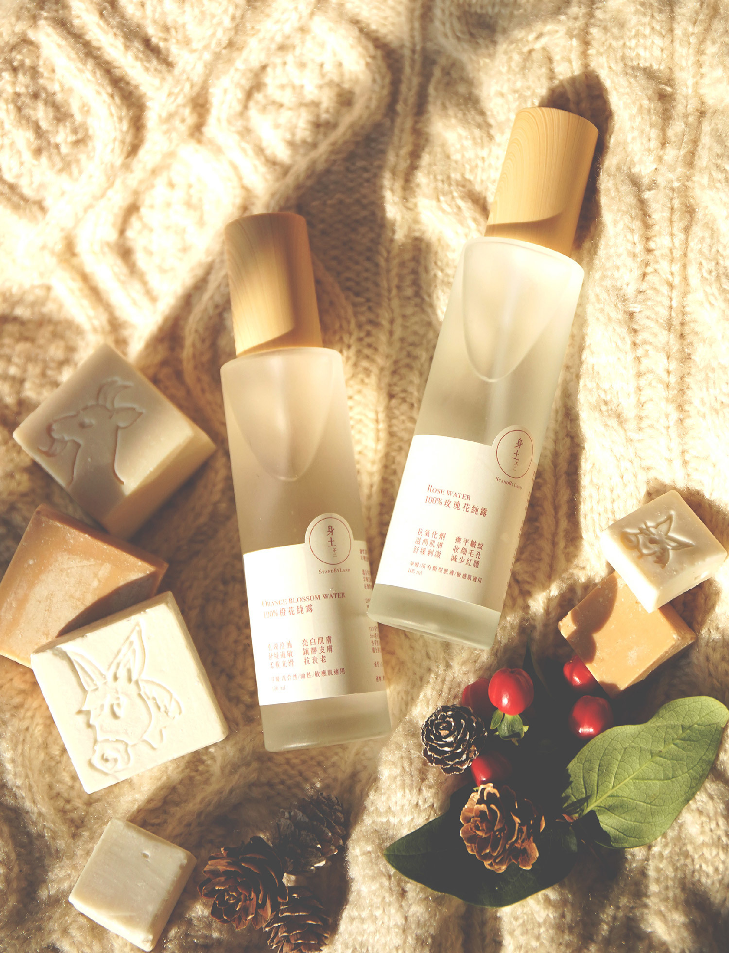 100% 有機玫瑰花純露