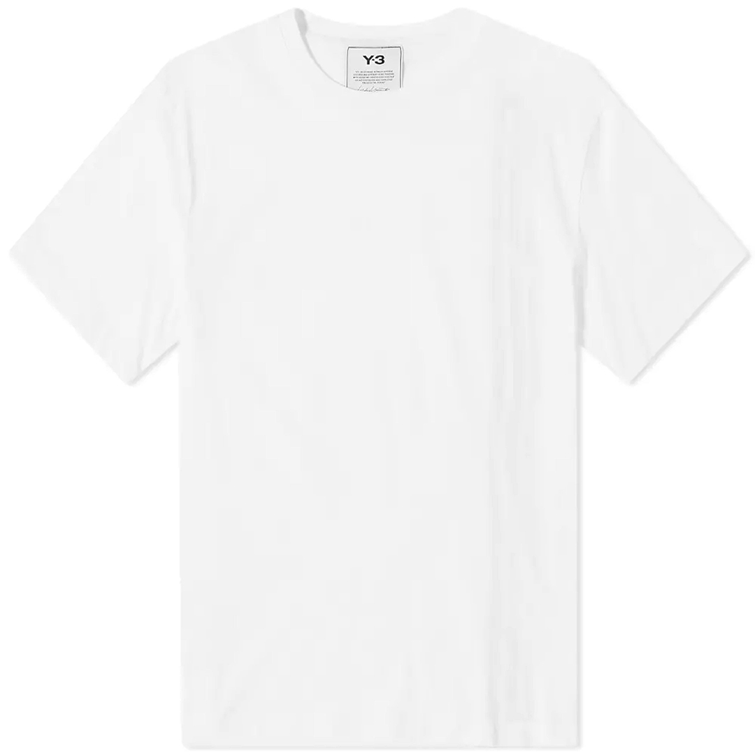 【 Y-3 M 3STP SS TEE 經典三條紋短TEE - 白 】