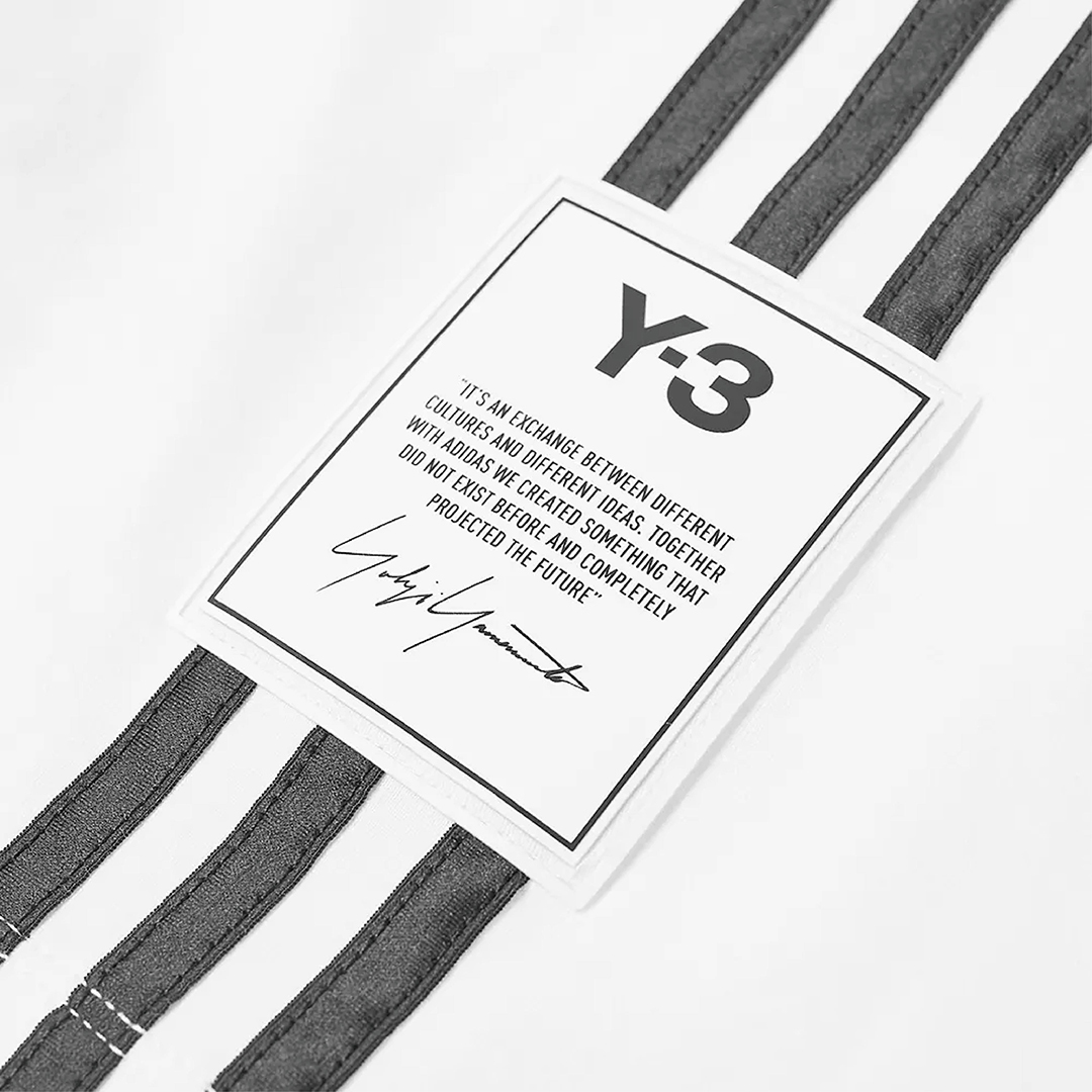 【 Y-3 M 3STP SS TEE 經典三條紋短TEE - 白 】
