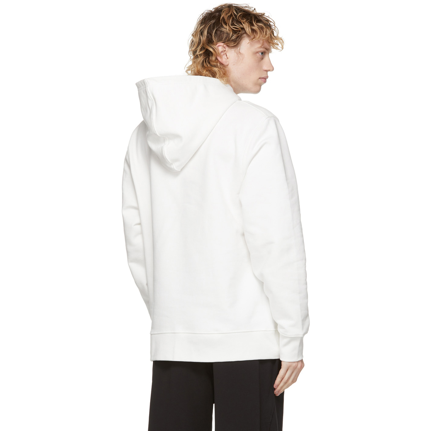 【 Y-3 U SQUARE HOODIE 方形反光 LOGO 帽TEE - 白 】