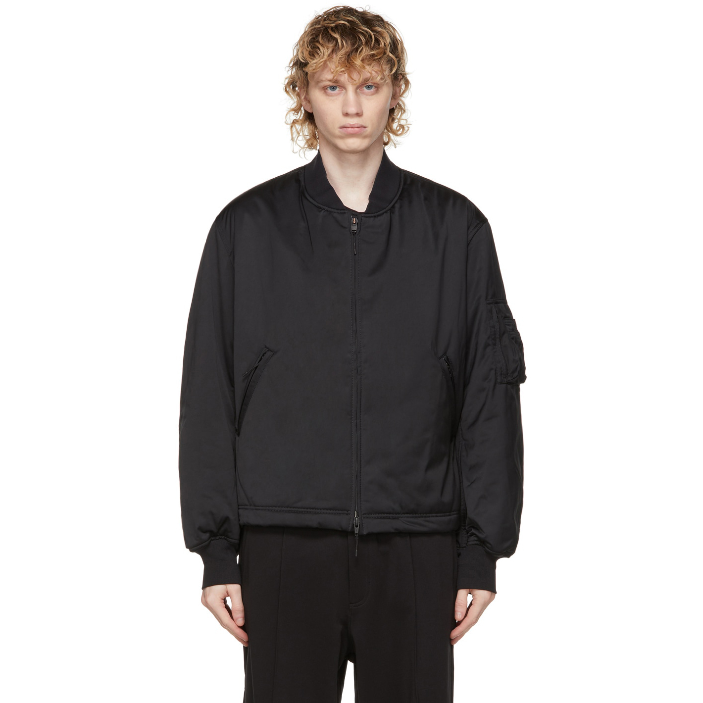 【 Y-3 M CL BOMER JKT 飛行夾克 - 黑 】