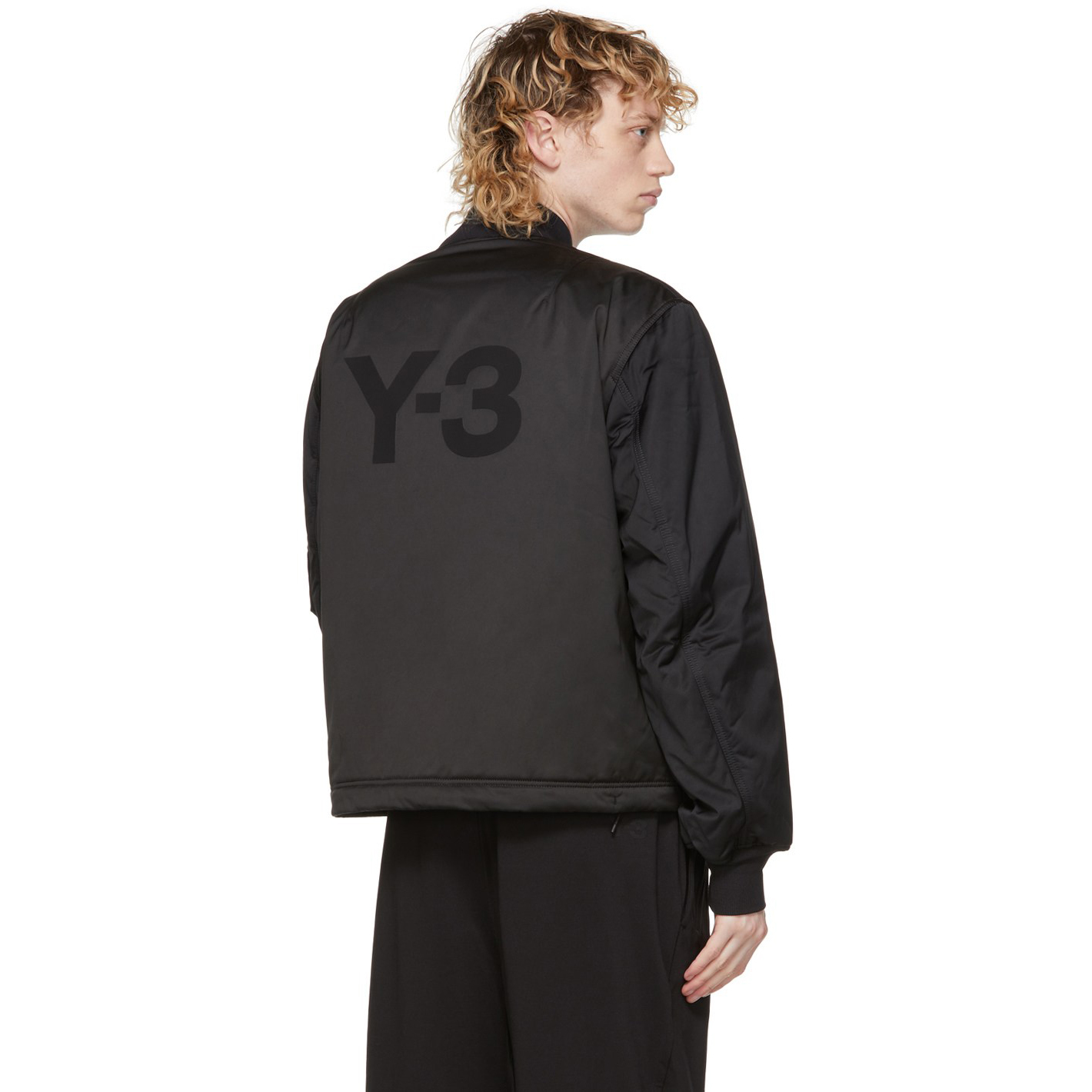 【 Y-3 M CL BOMER JKT 飛行夾克 - 黑 】