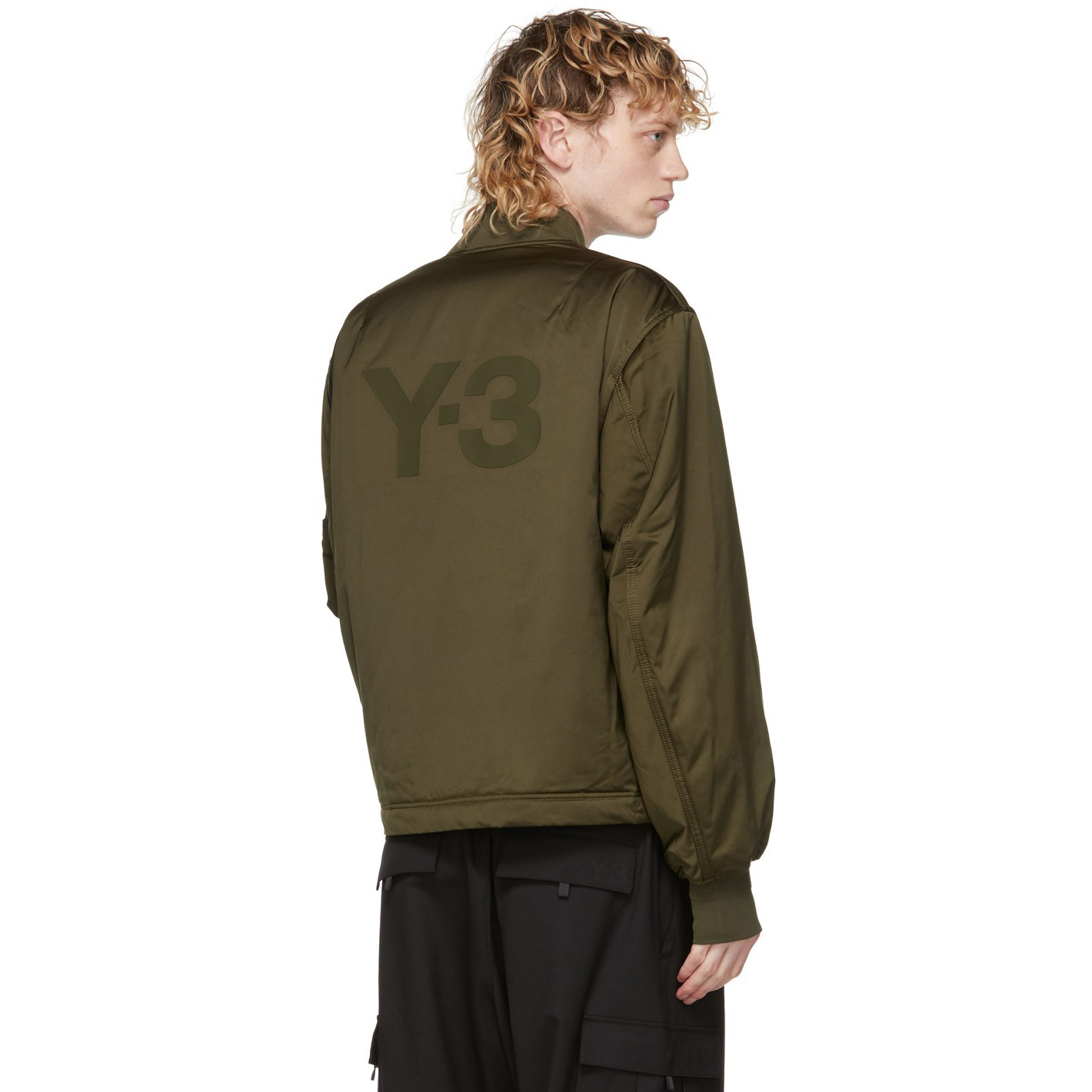 【 Y-3 M CL BOMER JKT 飛行夾克 - 軍綠 】