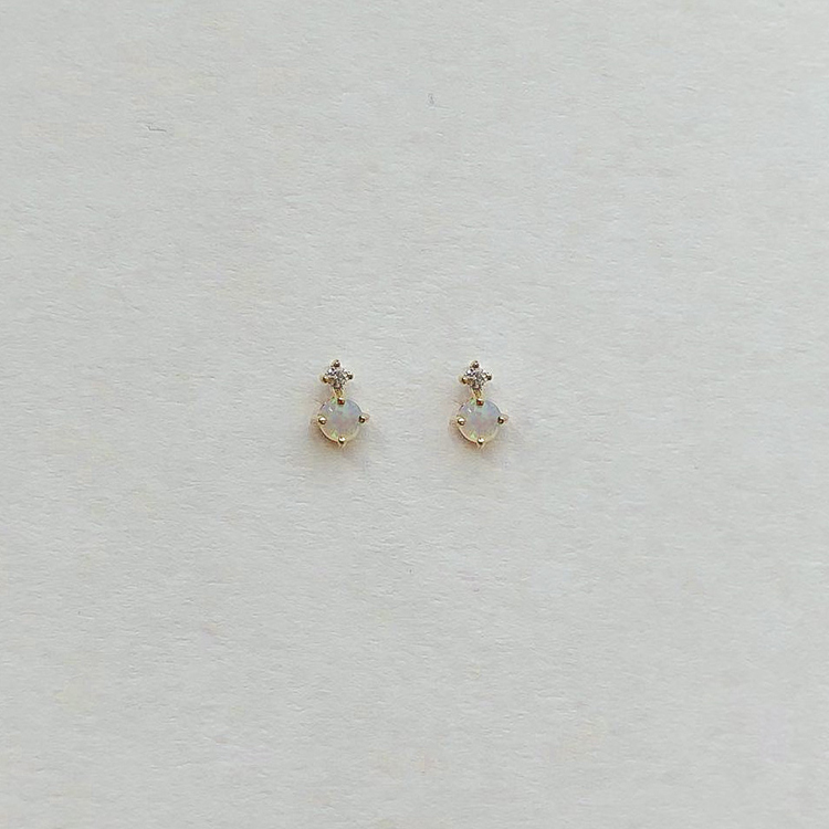 K9 / 波粼人魚星環耳環