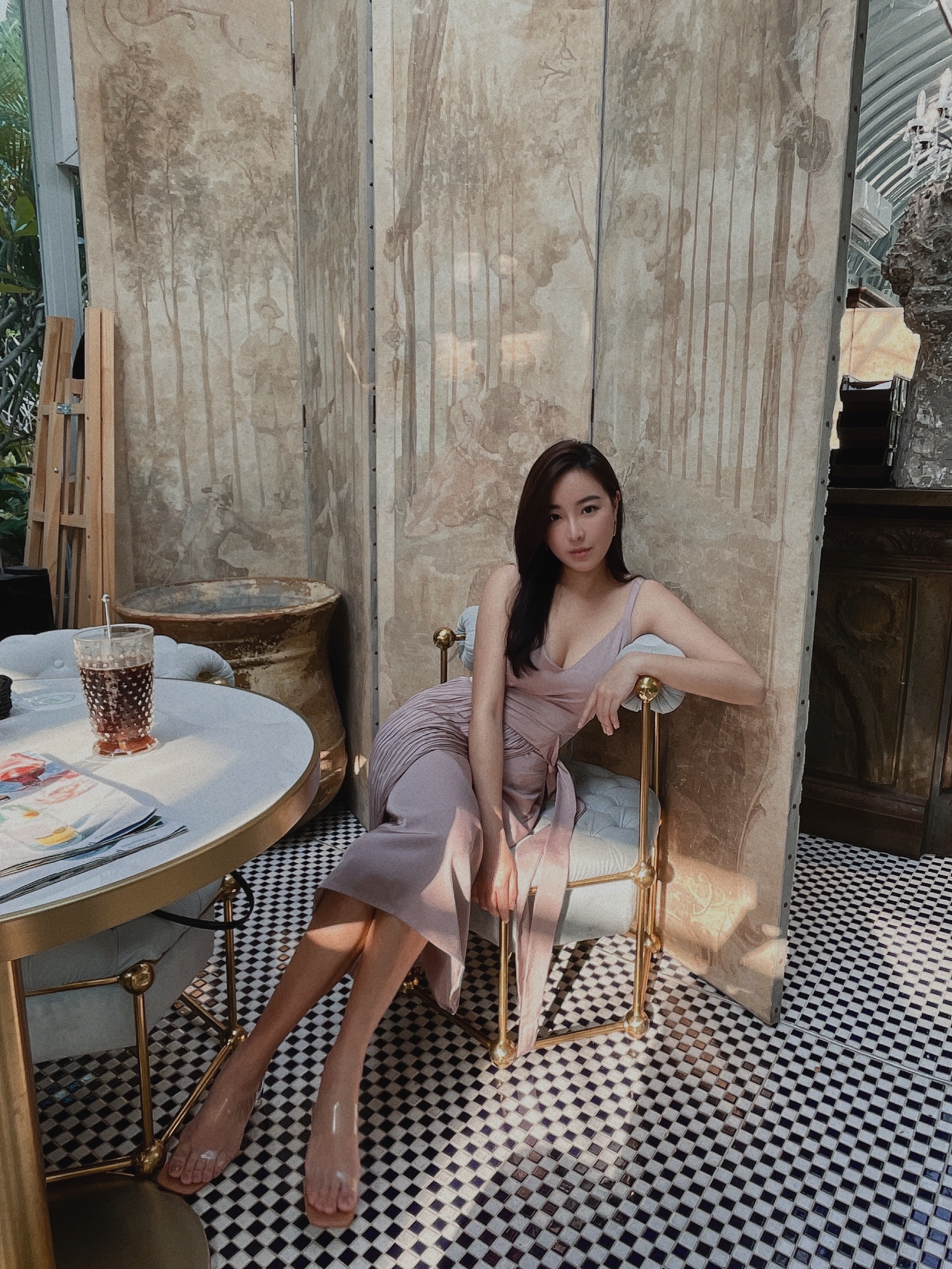 Love story 細肩帶百褶洋裝