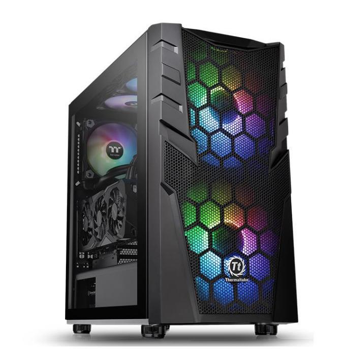 米特3C數位–曜越 Commander C35 ARGB風扇中直立式強化玻璃機殼/CA-1N6-00M1WN-00