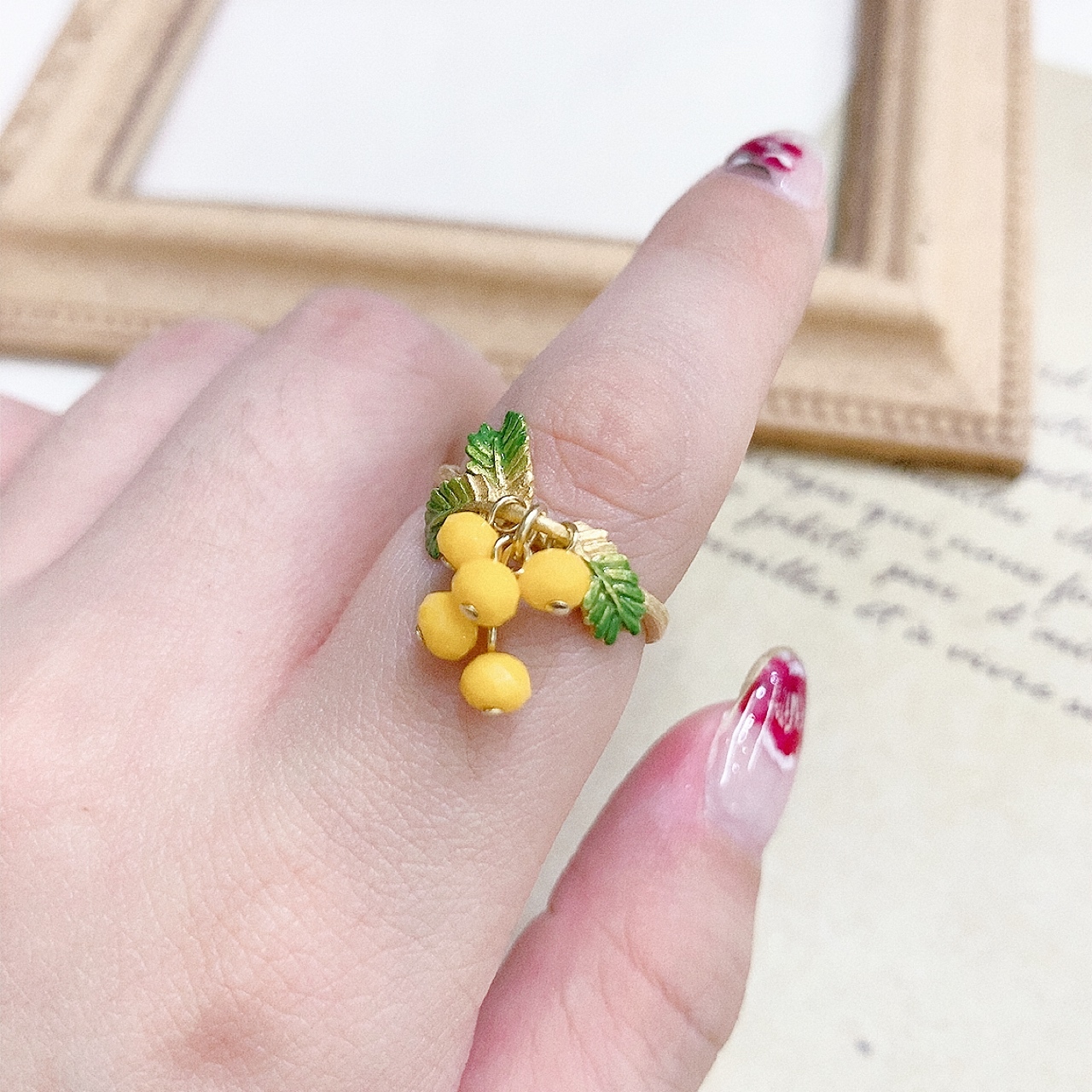 Palnart Poc 日本制含羞草戒指/頸鏈