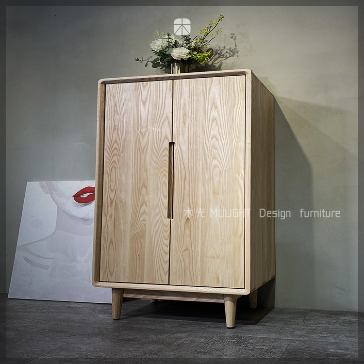 北歐梣木簡約收納鞋櫃|可訂製