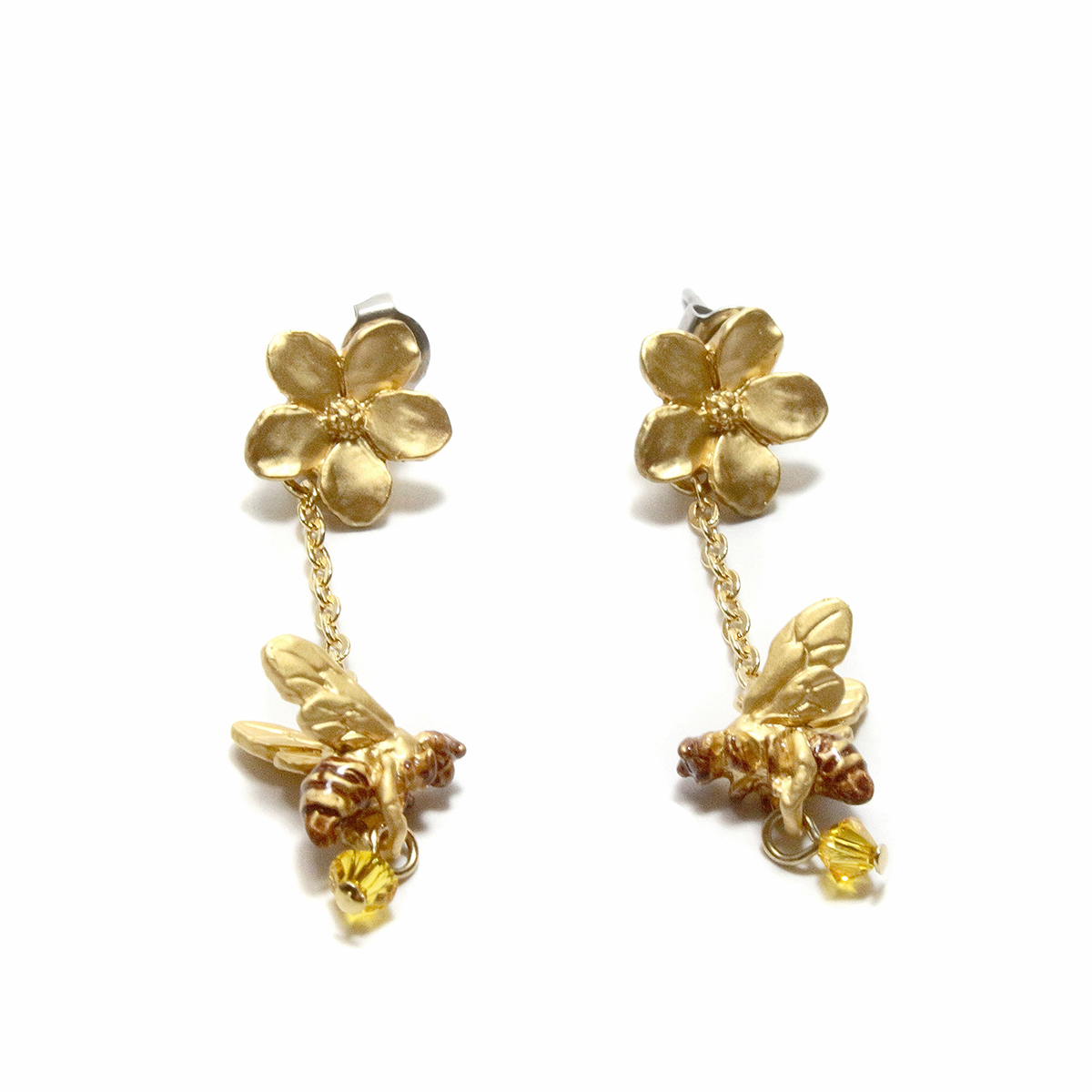 Palnart Poc 日本制蜜蜂採蜜耳環