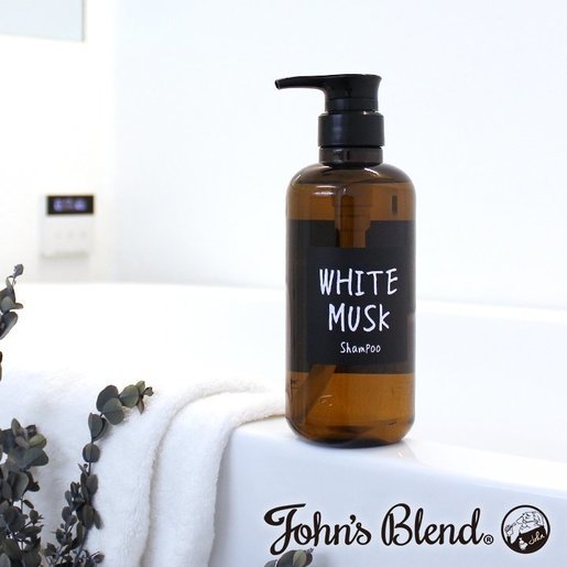 John's Blend White Musk Shampoo 芳香洗髮水| White Stone HK