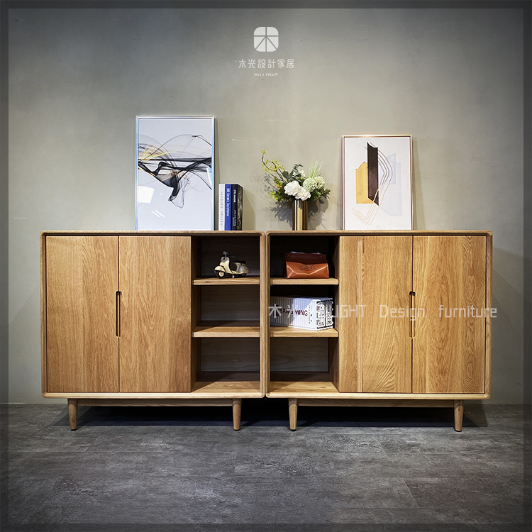 Esther-白橡木半開放置物櫃|可訂製