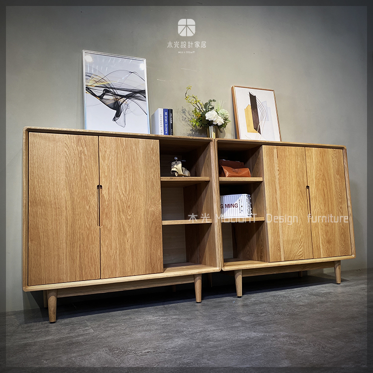 Esther-白橡木半開放置物櫃|可訂製