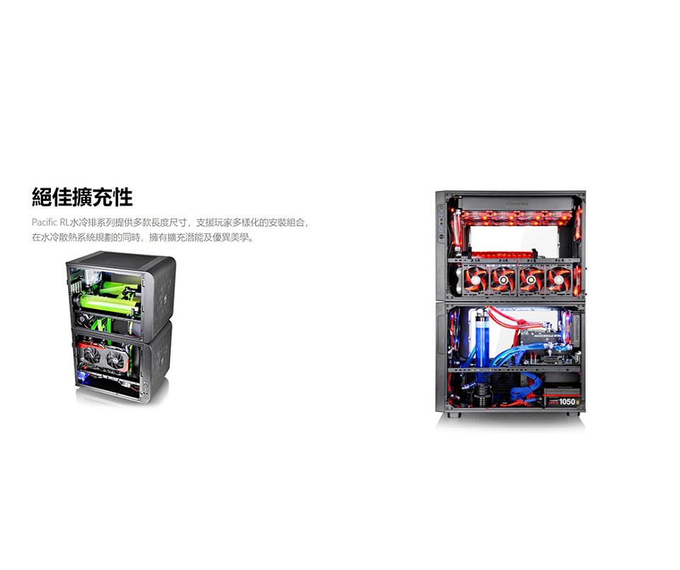 米特3C數位–Thermaltake曜越 Pacific R360S薄型水冷排-CL-W024-AL00BL-A